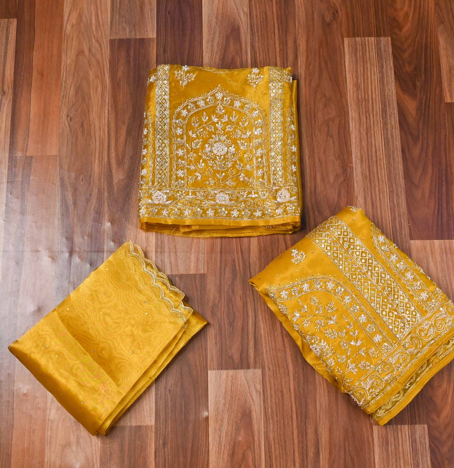 Shimmer Yellow Lehenga suit