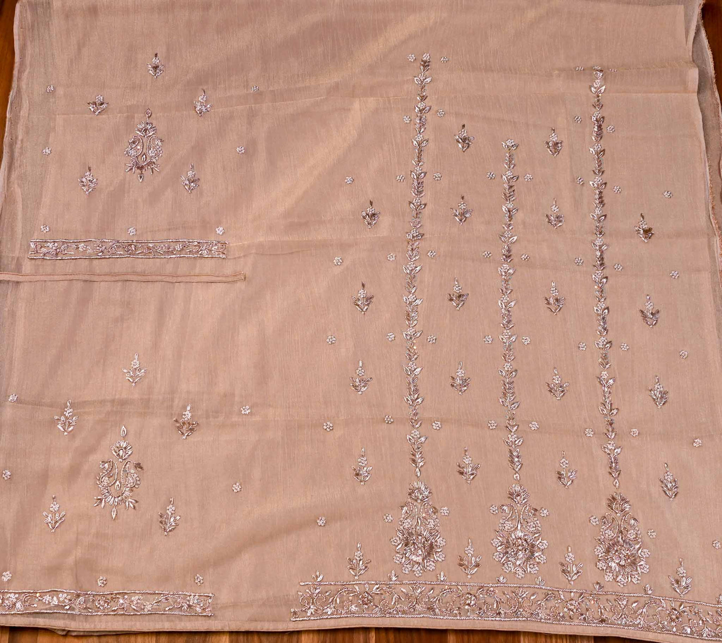 Shimmer Peach Lehenga suit