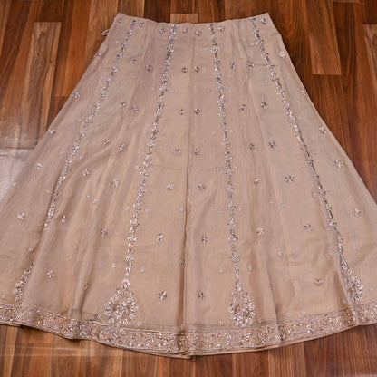 Shimmer Peach Lehenga suit