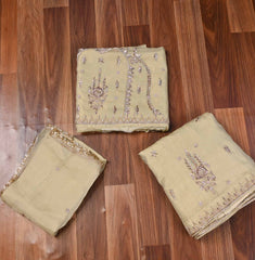 Shimmer Beige Lehenga Suit