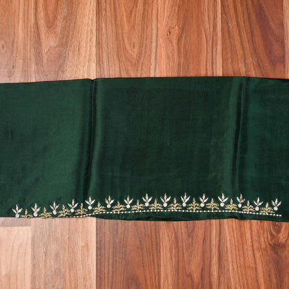 Shimmer green Unstitched Suit