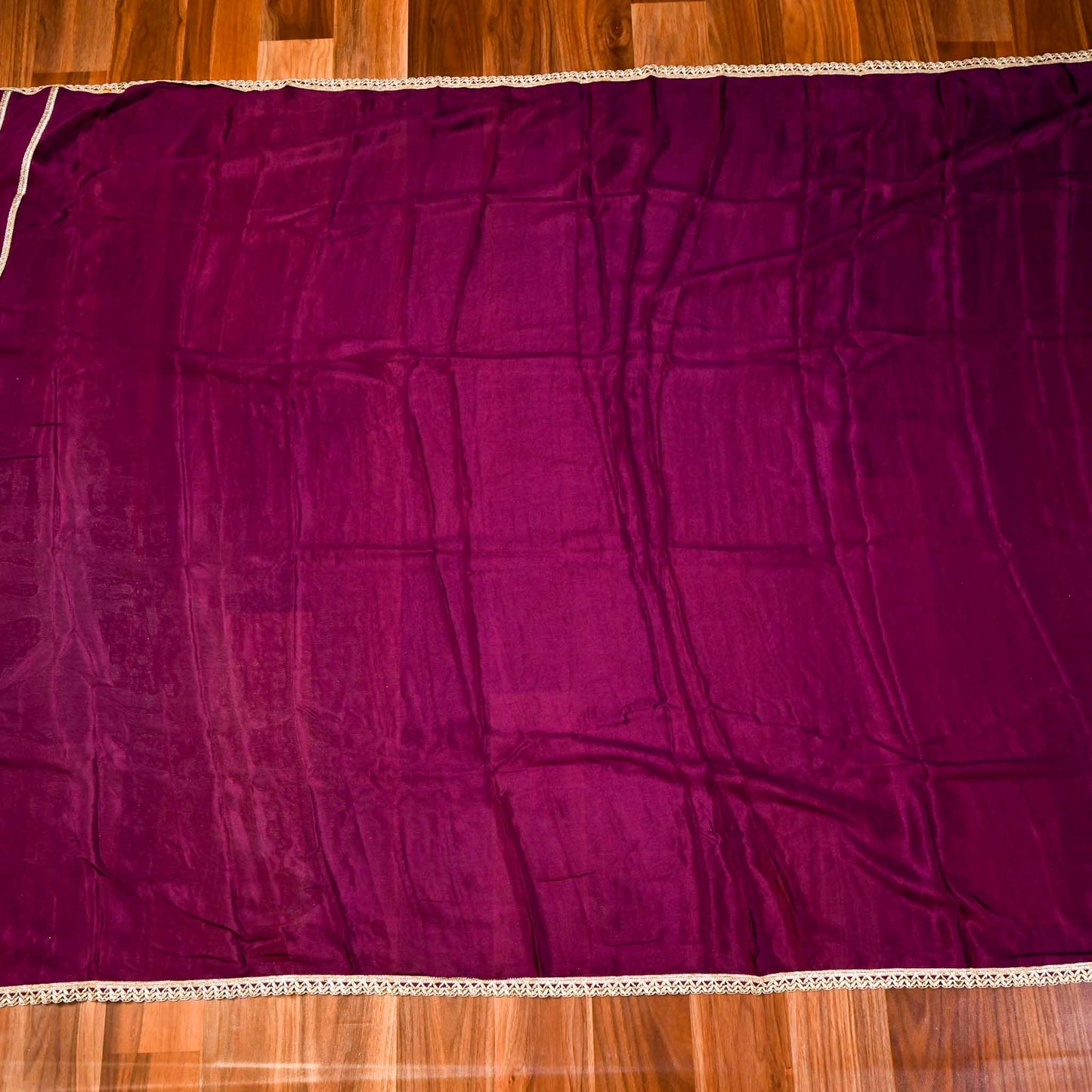 Shimmer Purple Unstitched Suit