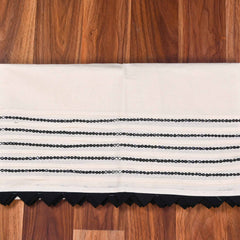 Pure Cotton Black Unstitched Suit