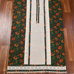 Pure Cotton Green Unstitched Suit