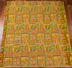 Crepe Yellow Unstitched Suit