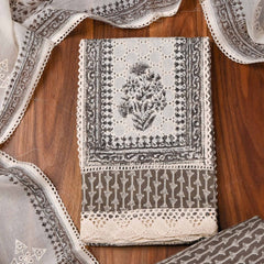 Cotton Grey Unstitched Suit