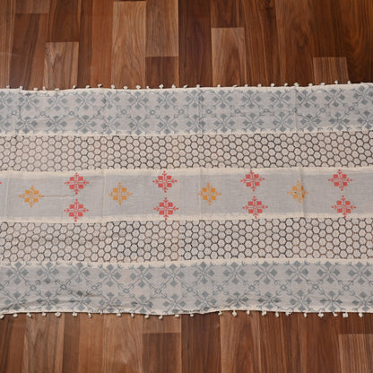 Cotton White Unstitched suit