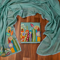 Cotton Green Unstitched Suit