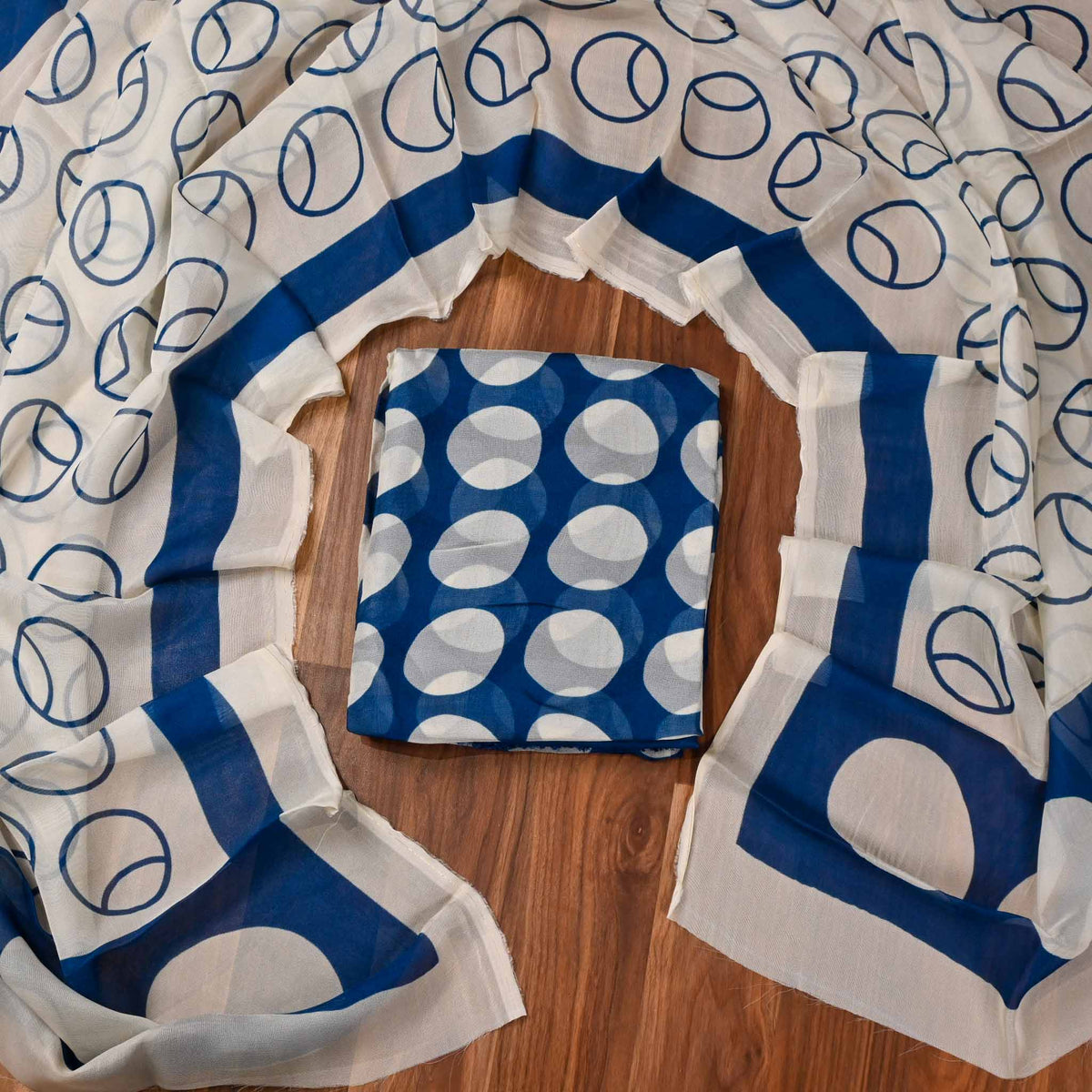 Burberry Blue Unstitched Suit