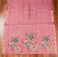 Linen Pink Unstitched Suit