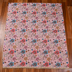 Crepe Pink Unstitched Suit