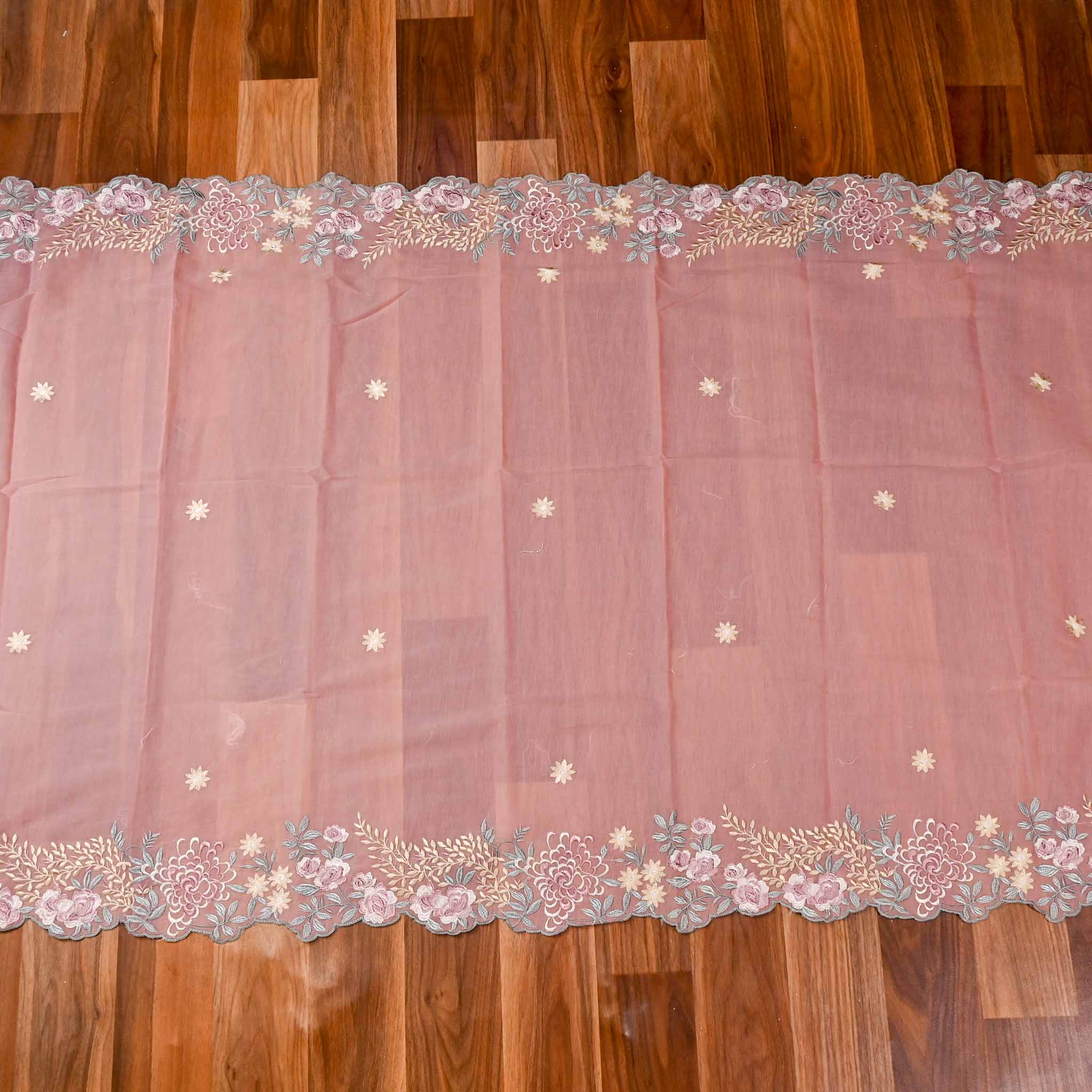 Mul Cotton Pink Unstitched Suit
