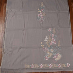 Mul Cotton Grey Unstitched Suit