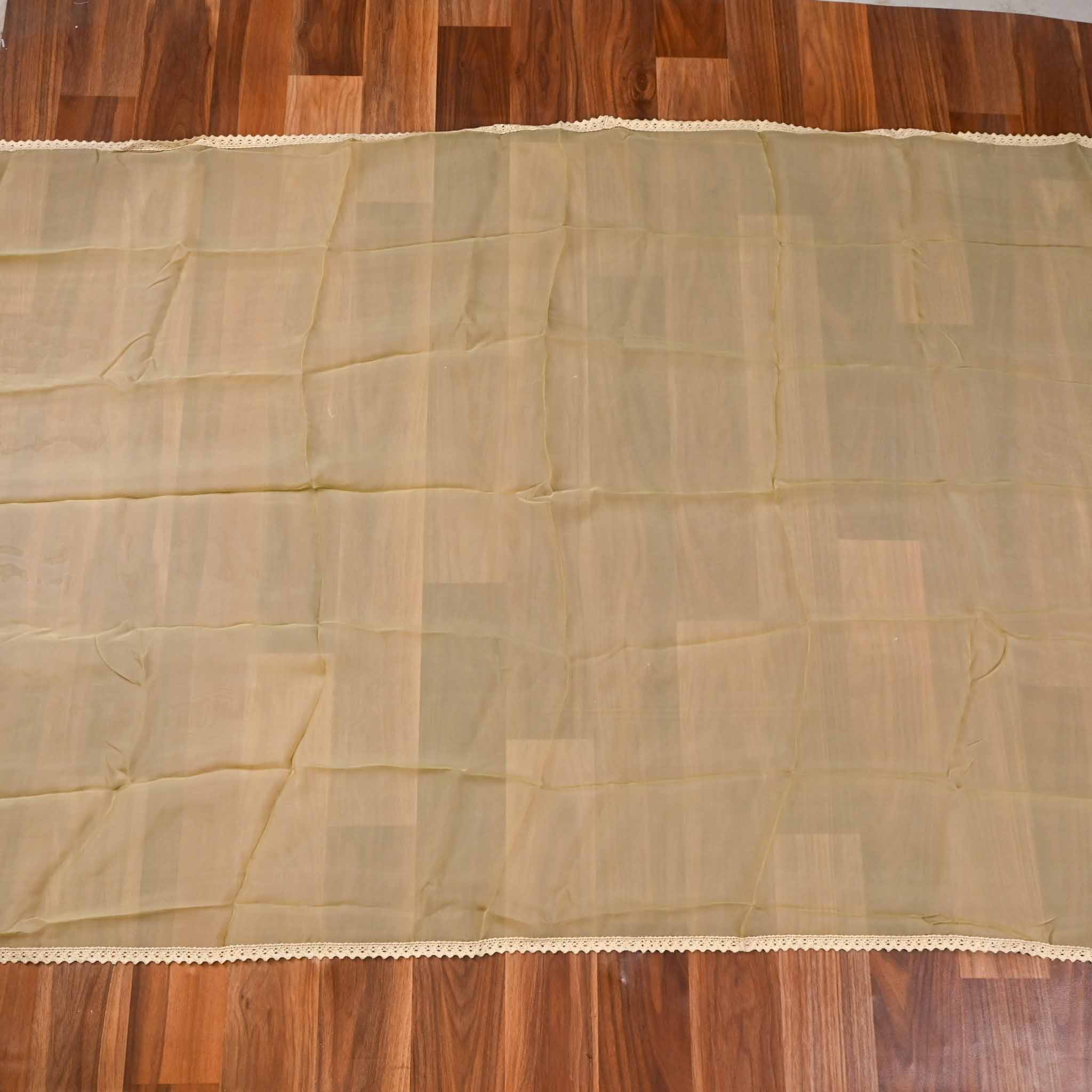 Organza Light Green Unstitched Suit