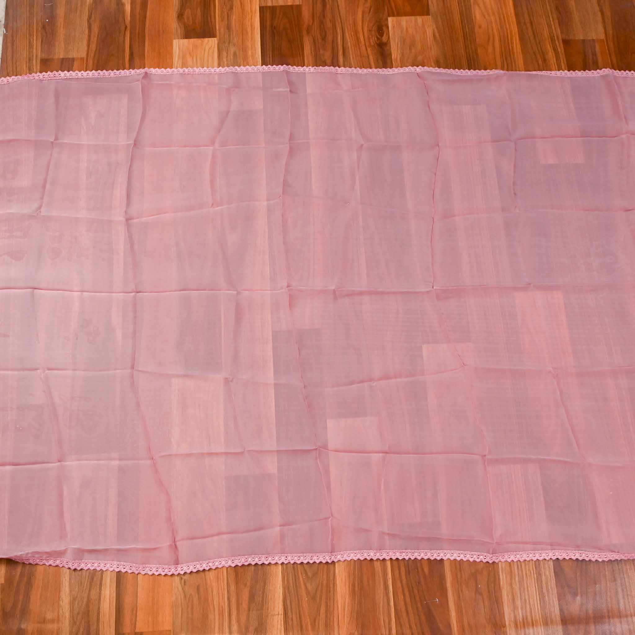 Organza Light Pink Unstitched Suit
