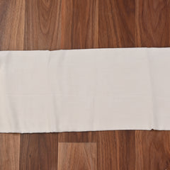 Mul Cotton White Unstitched Suit