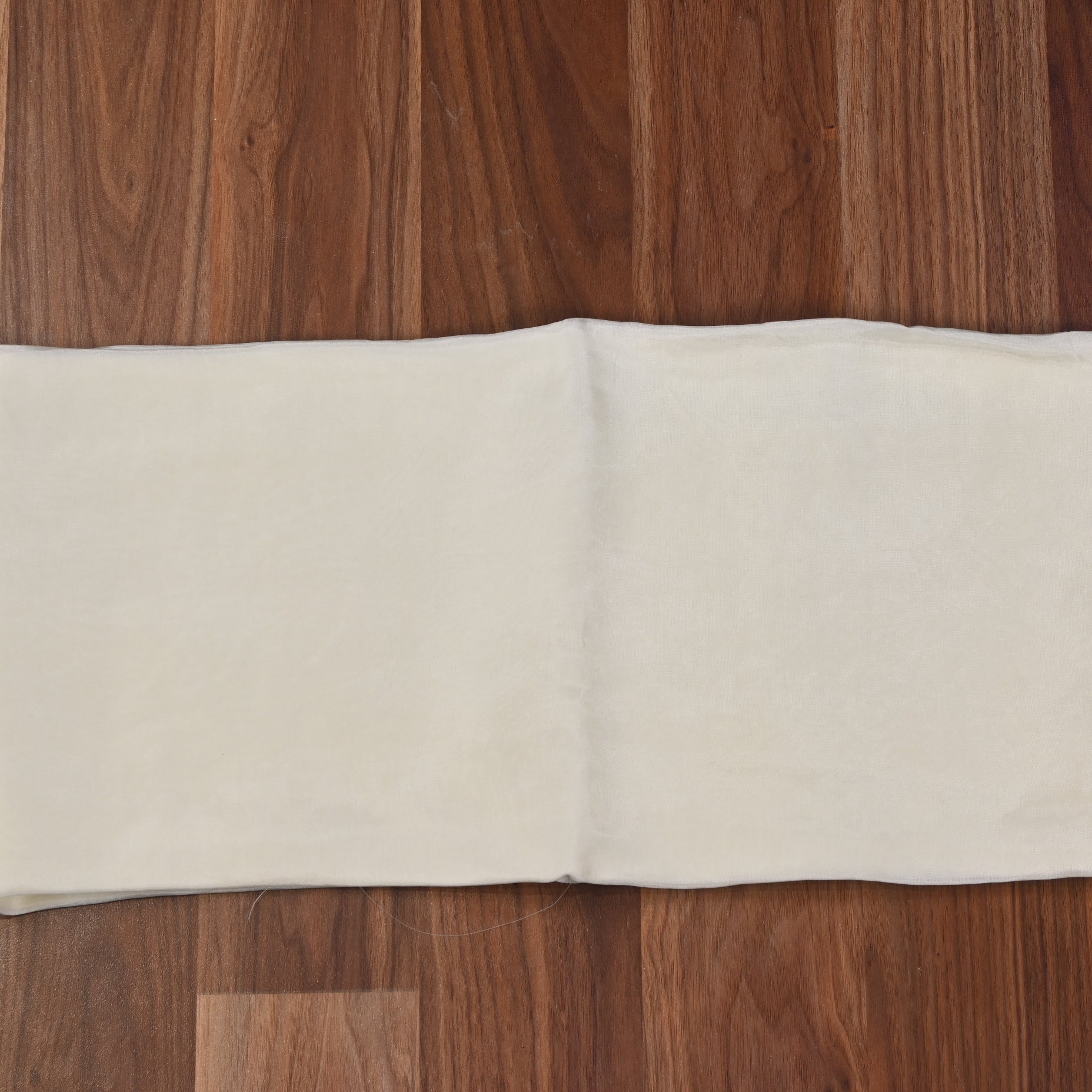 Organza White Unstitched Suit