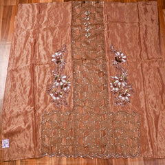 Shimmer Brown Unstitched Suit