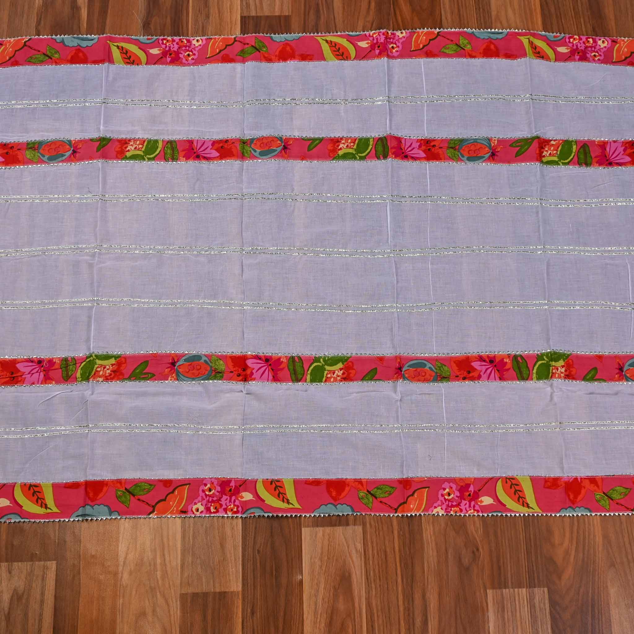 Cotton Pink Unstitched Suit