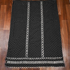 Cotton Black Unstitched Suit
