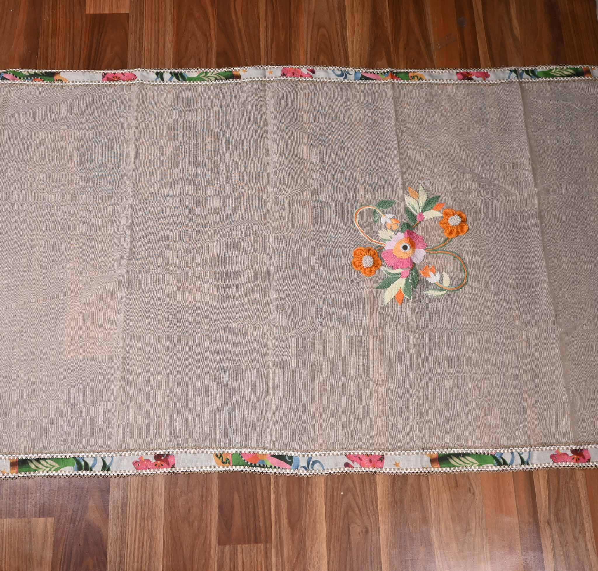 Jute Beige Colour Unstitched Suit