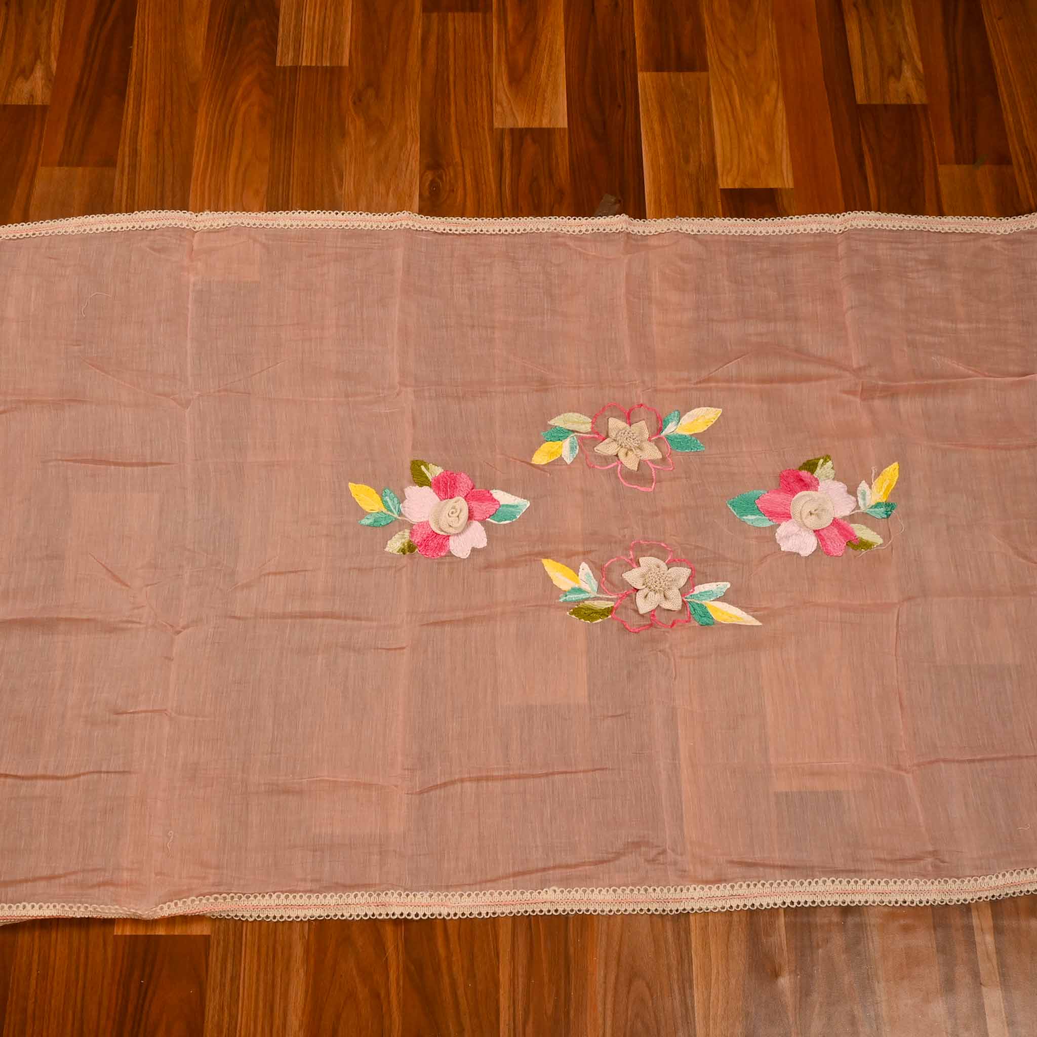 Mul Cotton Pink Unstitched Suit