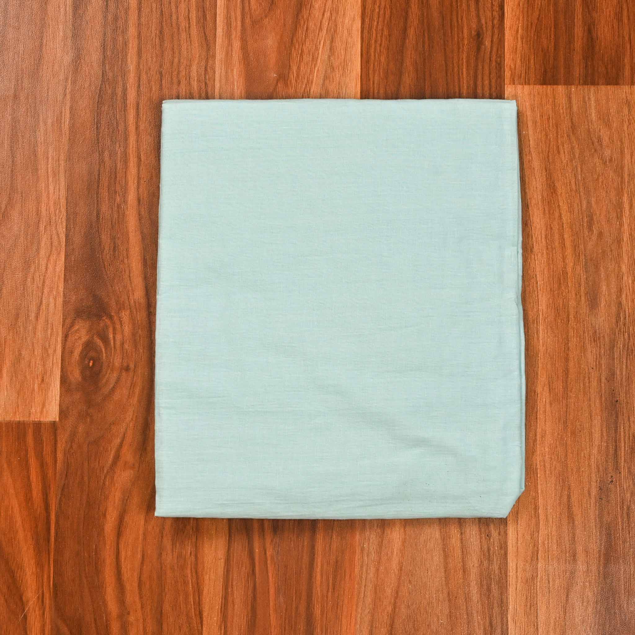 Mul Cotton Pista Green Unstitched Suit
