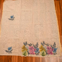 Jute Cotton Skin Unstitched Suit