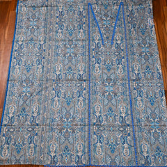 Cotton Blue Unstitched Suit