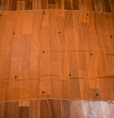 Organza Orange Rust Unstitched Suit
