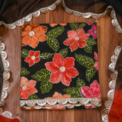 Crepe Black Unstitched Suit