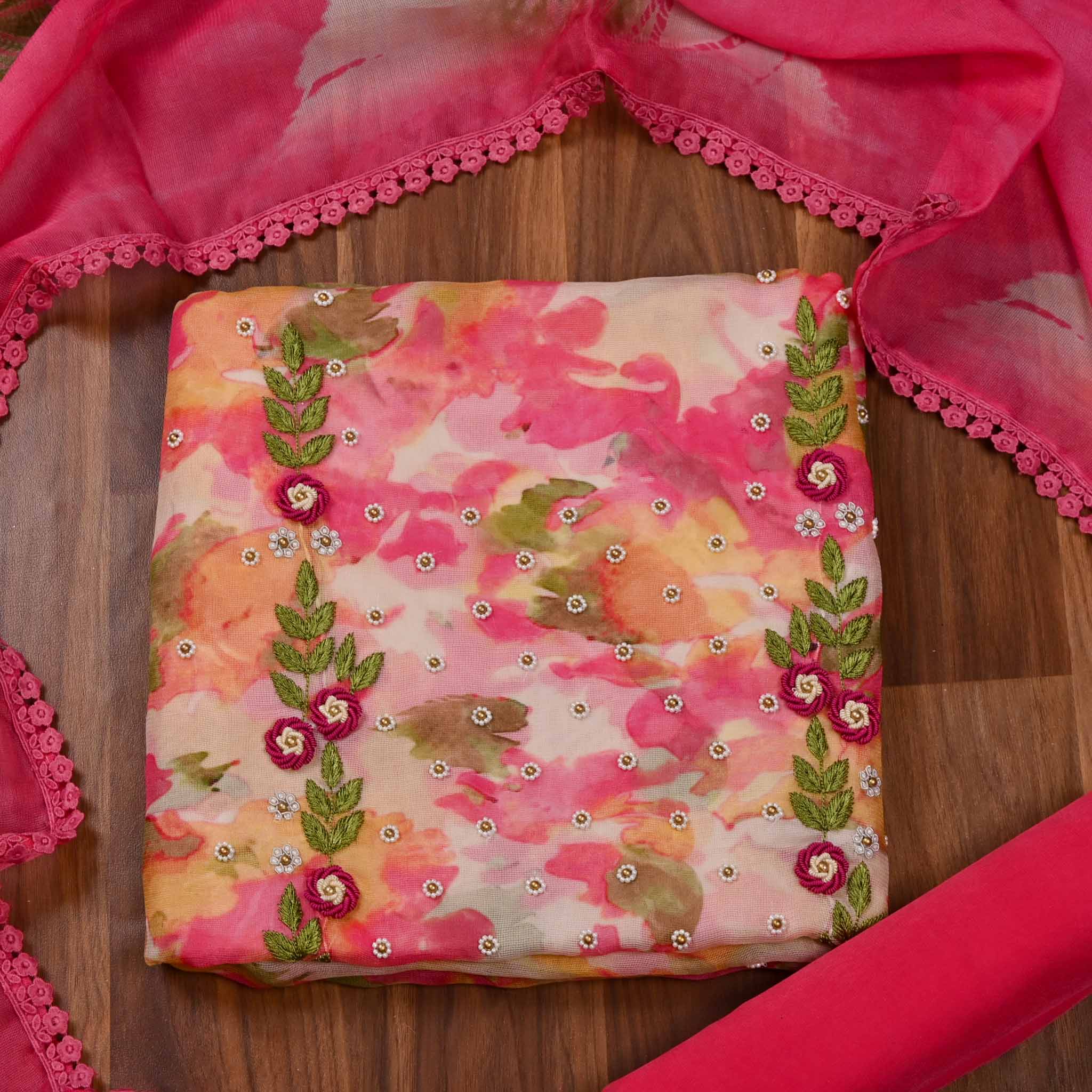Burberry Pink Unstitched Suit