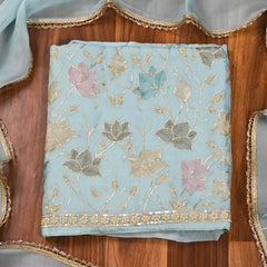 Organza Firoze Unstitched Suit