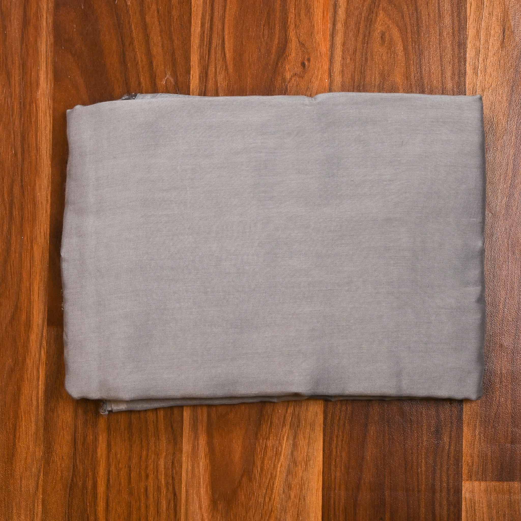 Organza Grey Unstitched Suit