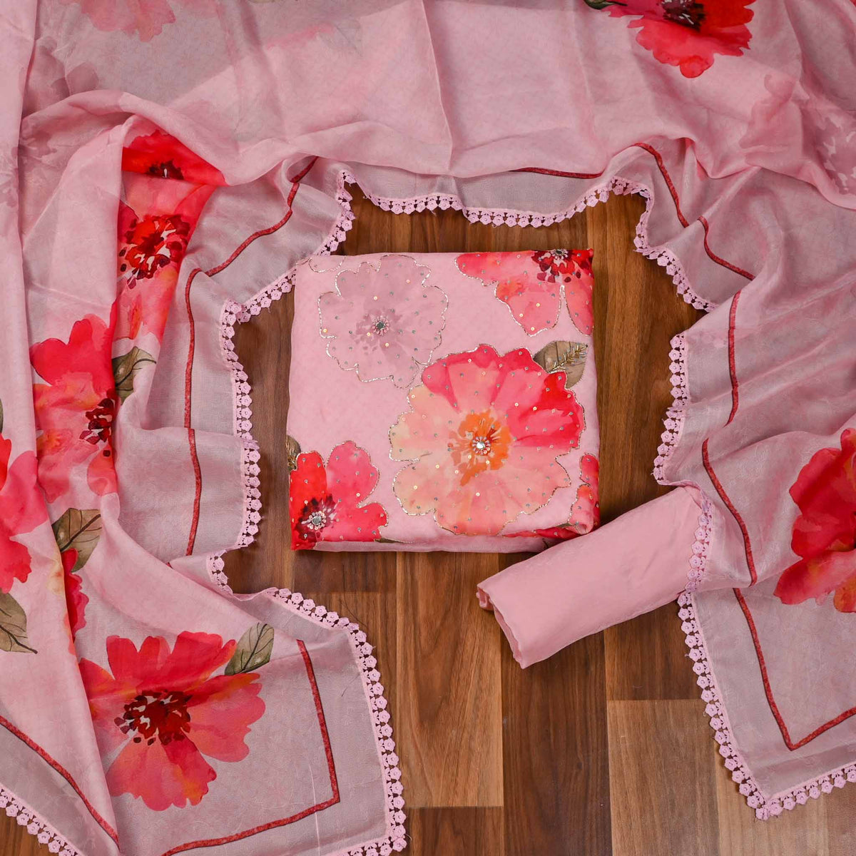 Burberry Pink Unstitched Suit