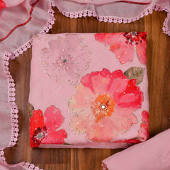Burberry Pink Unstitched Suit