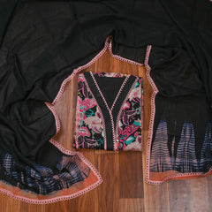 Burberry Black Unstitched Suit