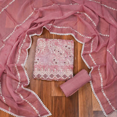 Burberry Baby Pink Unstitched Suit