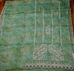 Burberry Sea Green Unstitched Suit