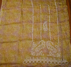 Burberry Mehandi Unstitched Suit