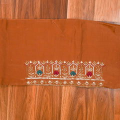 Shimmer Brown Unstitched Suit