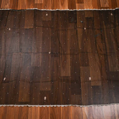 Organza Black Unstitched Suit