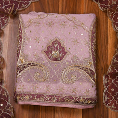 Shimmer Pink Unstitched Suit