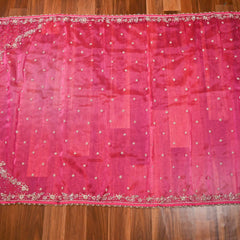 Glass Shimmer Pink Unstitched Suit