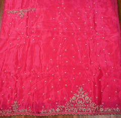 Glass Shimmer Pink Unstitched Suit