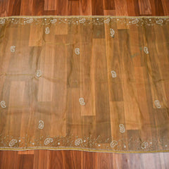 Crush Shimmer Green Unstitched Suit