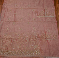 Crush Shimmer Pink Unstitched Suit