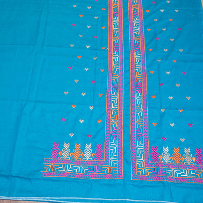 Ferozi  Phulkari Unstitched Suit