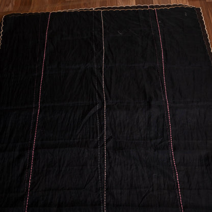 Multi Black Colour Unstitched Suit